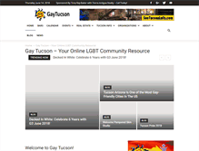 Tablet Screenshot of gaytucson.com